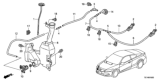 Diagram for Honda Washer Pump - 76846-TA5-A01