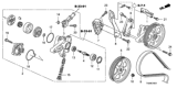 Diagram for Honda Power Steering Pump - 56110-R70-A12