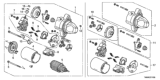 Diagram for Honda Starter Drive Gear - 31220-R0A-004
