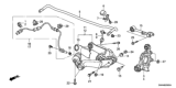 Diagram for Honda Sway Bar Bushing - 52306-SWA-A01