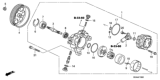 Diagram for Honda Power Steering Pump - 56110-RAA-A04