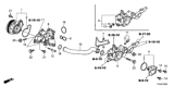 Diagram for Honda Water Pump - 19200-6A0-A01