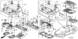 Diagram for Honda Consoles - 83250-TA5-A51ZA