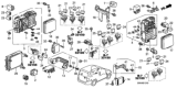 Diagram for Honda Yaw Sensor - 06570-SLK-000