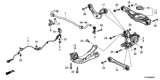 Diagram for Honda Accord Sway Bar Link - 52320-TLB-A00
