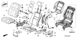 Diagram for Honda CR-V Seat Cover - 81521-SWA-A02ZA