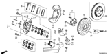Diagram for Honda Ridgeline Wheel Stud - 90113-SHJ-A01