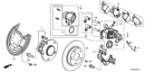 Diagram for Honda Brake Disc - 42510-TBA-A00