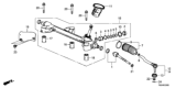Diagram for Honda Steering Gear Box - 53601-T6Z-A01