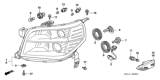 Diagram for Honda Side Marker Light - 34301-S9V-A01