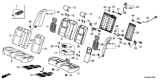 Diagram for Honda Accord Hybrid Seat Cover - 82121-TVC-L22ZA