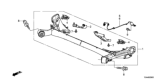 Diagram for Honda Axle Beam - 42100-T5R-A32