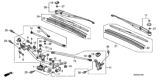 Diagram for Honda Windshield Wiper - 76622-STK-A02