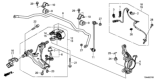 Diagram for Honda Sway Bar Bushing - 51306-SWA-A01