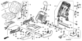 Diagram for Honda Odyssey Seat Cover - 04811-SHJ-A42ZF