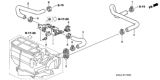 Diagram for Honda Heater Control Valve - 79710-S7A-G01