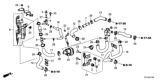 Diagram for Honda Heater Control Valve - 79715-TRT-000