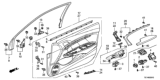 Diagram for Honda Accord Armrest - 83571-TE0-A51ZB