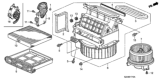 Diagram for Honda Blend Door Actuator - 79350-TK8-A41