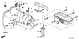 Diagram for Honda Intake Manifold Gasket - 17115-RAA-A01