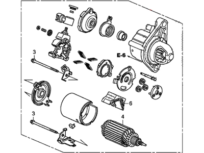 Honda Starter Motor - 31200-R1A-A12