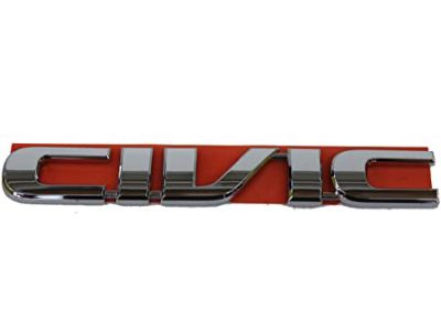 Honda 75765-S5P-A00 Emblem, Rear (Civic)