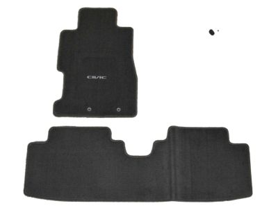 Honda 83600-S5P-A01ZA Floor Mat Set *NH167L* (GRAPHITE BLACK)