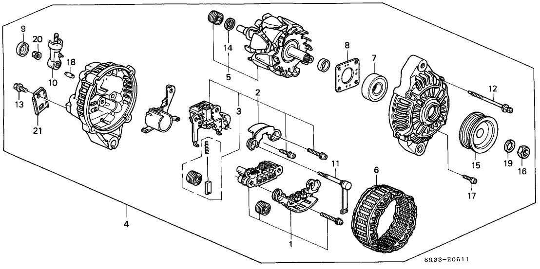 Honda 31101-P01-014 Rotor Assembly