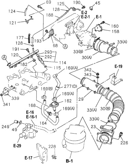 Honda 8-97117-360-0 Duct, Air Throttle Body