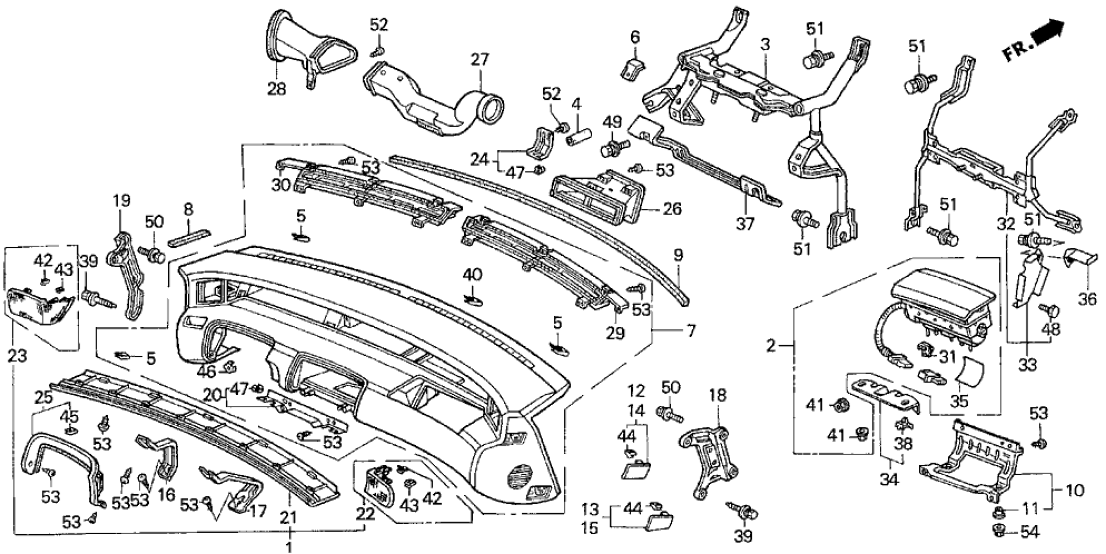 Honda 61160-SS0-A00ZZ Beam, Steering Hanger