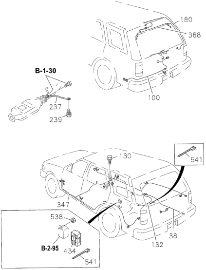 Honda 8-97134-347-1 Wire Harness, Chassis