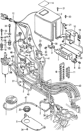 Honda 16300-PB2-671 Valve, Control