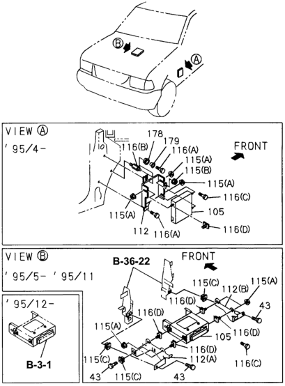 Honda 8-94368-548-0 Rubber, Mounting Engine Control Module