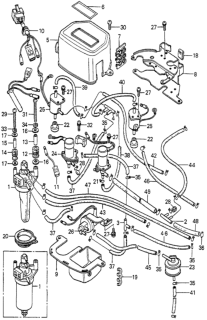 1979 Honda Prelude HMT Control Box - Tube Diagram 2