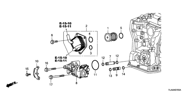 2021 Honda CR-V Warmer (CVT) Diagram for 25560-5LJ-004
