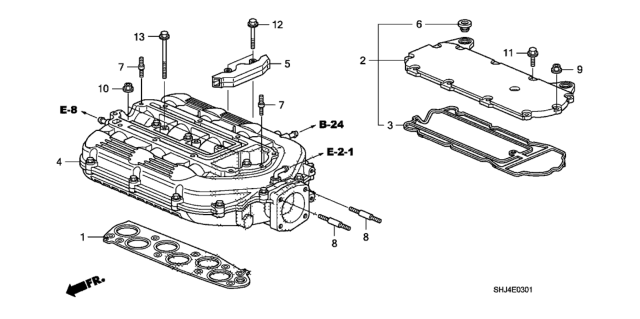 2010 Honda Odyssey Intake Manifold Diagram