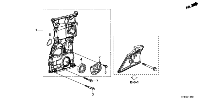 2012 Honda Civic Chain Case (2.4L) Diagram