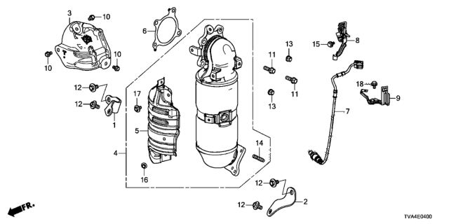2019 Honda Accord Stay, Connector Diagram for 36535-6A0-A00