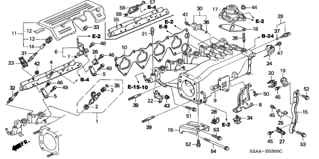 2002 Honda S2000 Intake Manifold Diagram