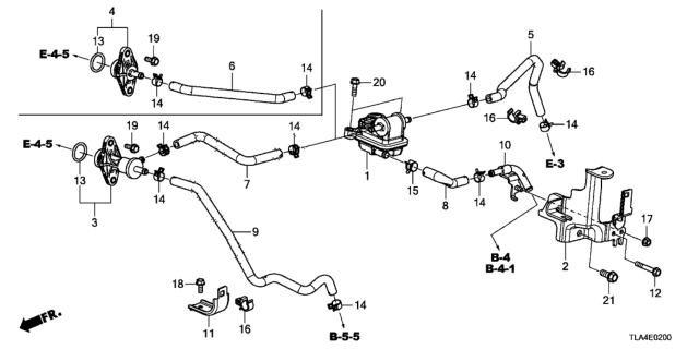 2019 Honda CR-V Pipe, Purge Diagram for 36173-5PA-A00