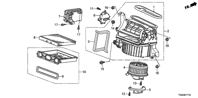 2012 Honda Accord Heater Blower Diagram 1