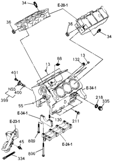 1997 Honda Passport Cylinder Block Plugs Diagram