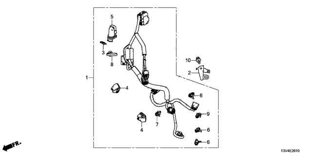 2014 Honda Accord Motor Sensor Wire Harness Diagram