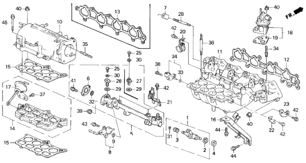 1993 Honda Prelude Intake Manifold Diagram