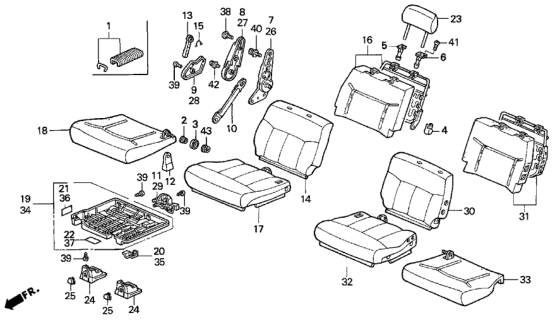 1995 Honda Odyssey Cover *NH178L* (EXCEL CHARCOAL) Diagram for 81316-SX0-J00ZB