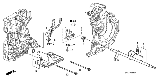2008 Honda Civic Shift Fork Diagram