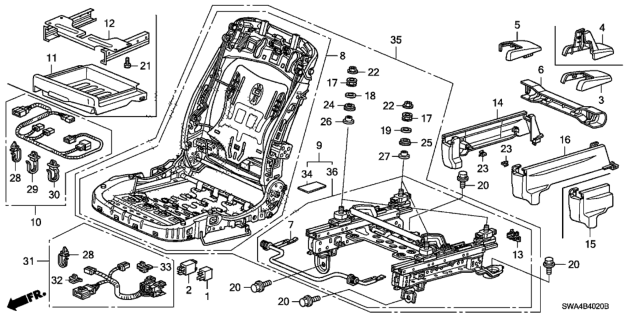 2011 Honda CR-V Cover, R. Riser (Inner) *YR327L* (PEARL IVORY) Diagram for 81278-SWA-A01ZC
