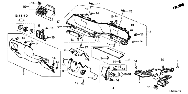 2017 Honda Accord Outlet Assy. *NH1025L* (Driver Side) (SPINDLE METAL3) Diagram for 77620-T2F-A12ZL