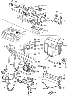 1983 Honda Civic Base, Control Box (No.2) Diagram for 18721-PA6-661