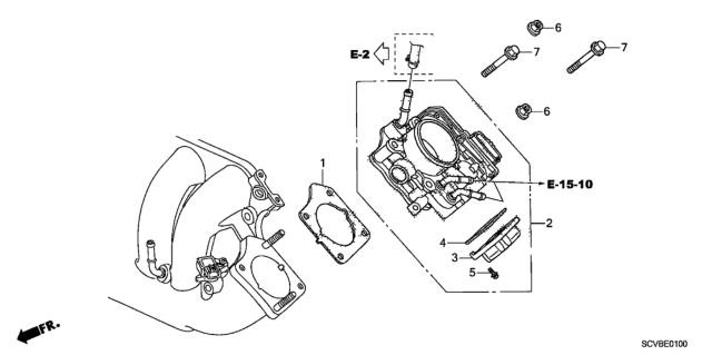 2011 Honda Element Throttle Body Diagram